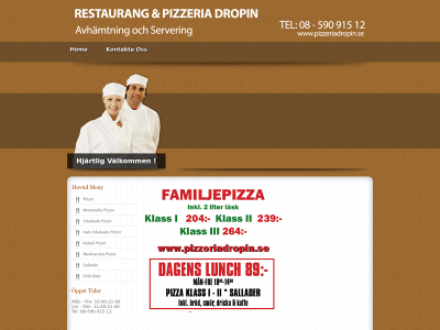 pizzeriadropin.se snapshot