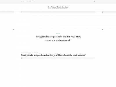 thenaturalbeautystandard.com snapshot