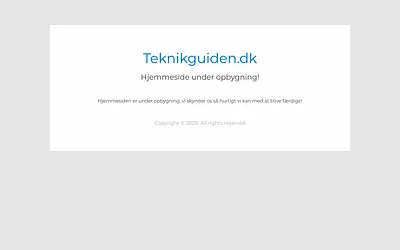 teknikguiden.dk snapshot