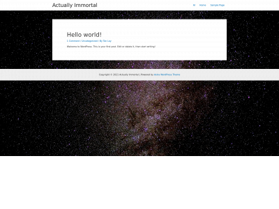 actuallyimmortal.com snapshot
