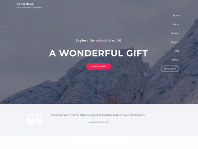 kamarhadi.com snapshot