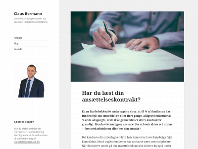 clausbermann.dk snapshot
