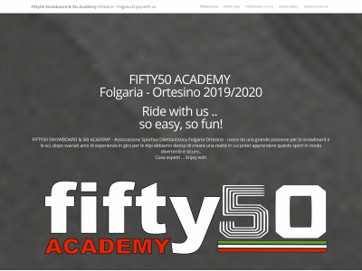fifty50snowboardacademy.it snapshot