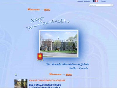 benedictinesjoliette.org snapshot