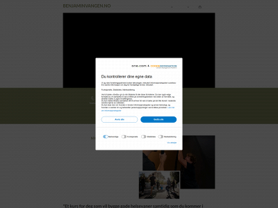benjaminvangen.no snapshot