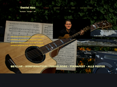 guitaristsangerdj.dk snapshot