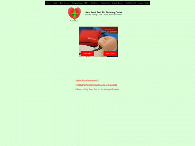 heartbeat-firstaid.co.uk snapshot