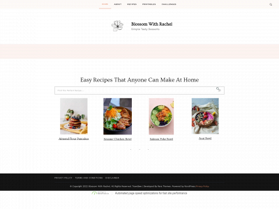 blossomwithrachel.com snapshot