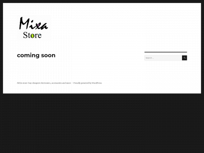 mixastore.com snapshot