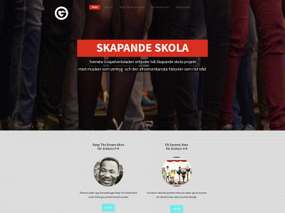 skapandeskolagospelverkstaden.se snapshot