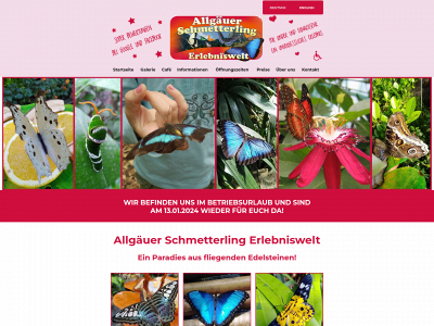 schmetterling-erlebniswelt.de snapshot