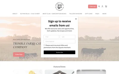 trimblefarmscattlecompany.ca snapshot