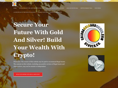 solunagoldandsilver.com snapshot