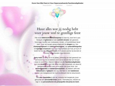 hurenvoormijnfeest.nl snapshot