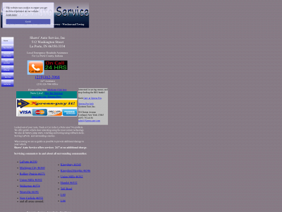 shawsautoservice.com snapshot