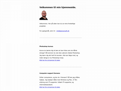 pionersoft.dk snapshot