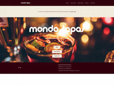 mondotapas.se snapshot