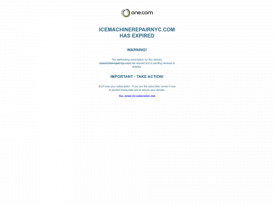 icemachinerepairnyc.com snapshot