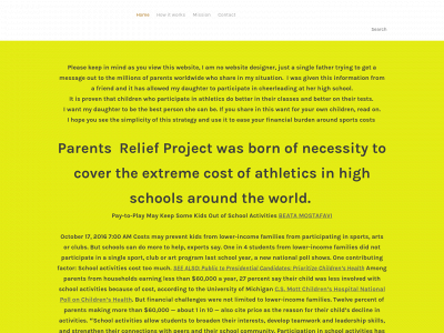 www.parentsreliefproject.com snapshot