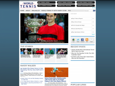worldtennismagazine.com snapshot