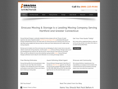 siracusamoving.com snapshot