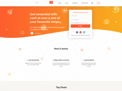 sunnycash.com snapshot