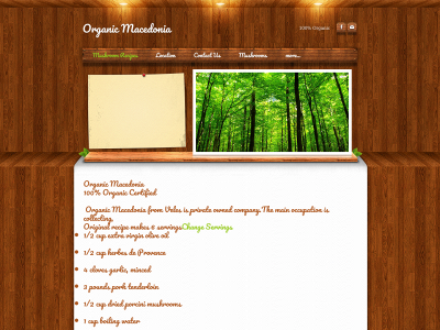 organicmacedonia.com snapshot