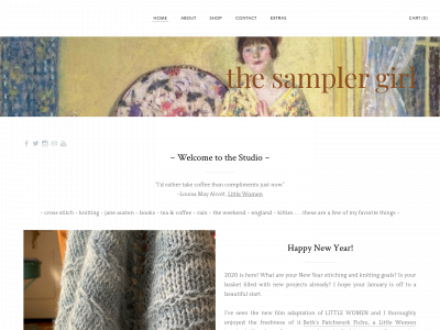 www.thesamplergirlstudio.com snapshot