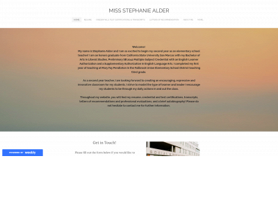 learnwithmissalder.weebly.com snapshot