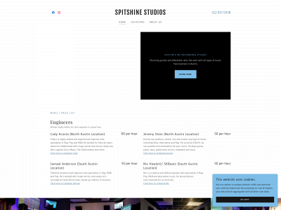 spitshinestudios.com snapshot