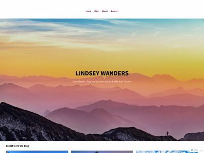 lindseywanders.com snapshot