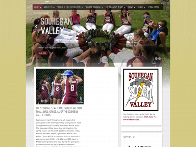 svstormsoftball.com snapshot