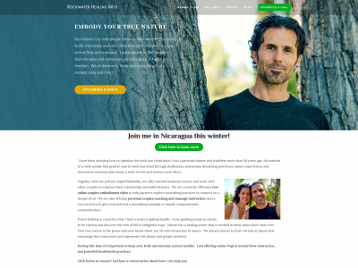 rockwaterhealingarts.com snapshot