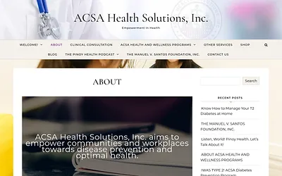 acsahealth.com snapshot