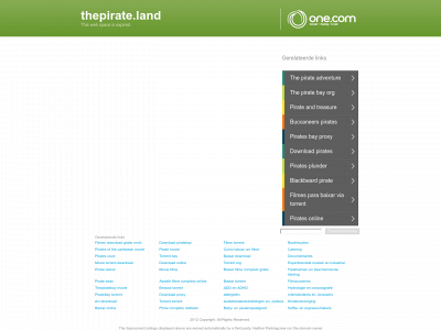 thepirate.land snapshot