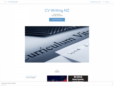 cvwritingnz.co.nz snapshot