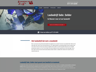 lasbedrijfselder.nl snapshot
