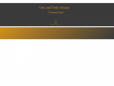 oneandonlyabayas.co.uk snapshot