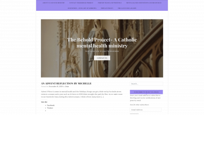 thebeholdproject.com snapshot