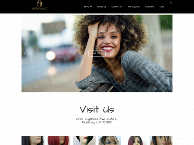 sandrasbeauty.com snapshot