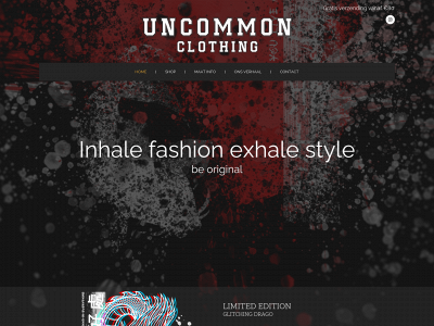uncommonclothing.be snapshot