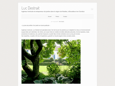 lucdestrait.be snapshot