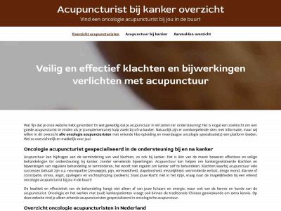 acupuncturistbijkanker.nl snapshot