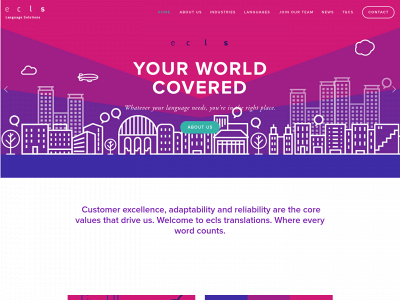 eclstranslations.co.uk snapshot