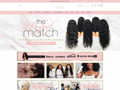 www.sanahaircollection.com snapshot