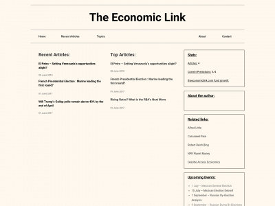 theeconomiclink.com snapshot