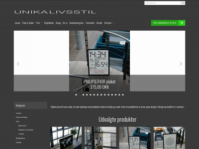 unika-livsstil.dk snapshot