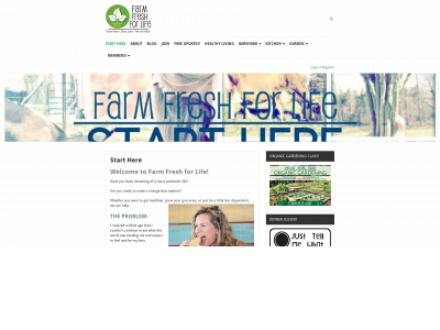 farmfreshforlife.com snapshot