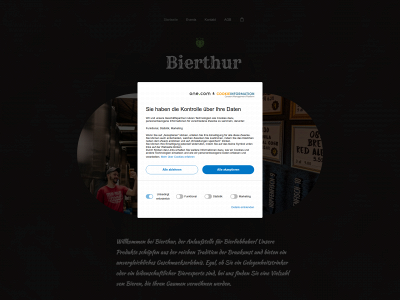 bierthur.ch snapshot