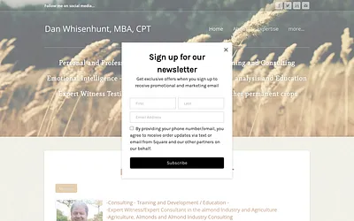 www.danwhisenhunt.com snapshot